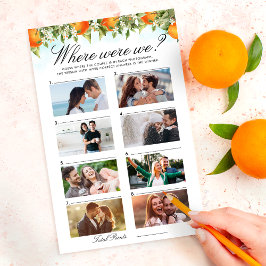 オレンジの柑橘類どこ我々はカップルの写真をゲーム