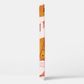 オレンジの梨を使ったかわいい夏のパターン。 Case-Mate iPhoneケース (裏面 / 右)