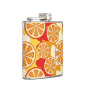 オレンジの模様 フラスク (右)
