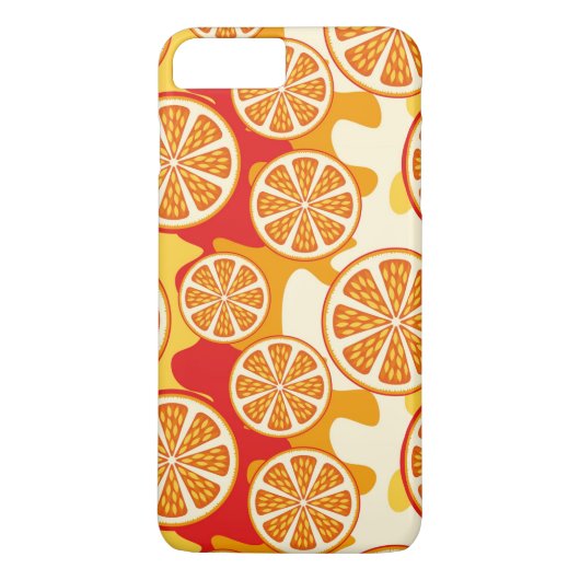 オレンジの模様 Case-Mate iPhoneケース (裏面)