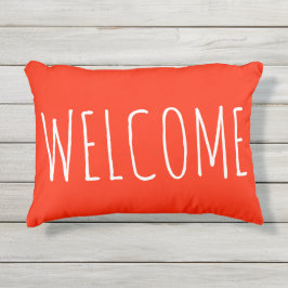 オレンジの歓迎された屋外のテラスのアクセントの枕 アウトドアクッション