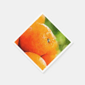 オレンジの水色 スタンダードカクテルナプキン (角)