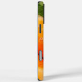 オレンジの水色 Case-Mate iPhoneケース (裏面 / 右)