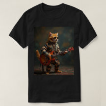 オレンジの猫のギタリスト