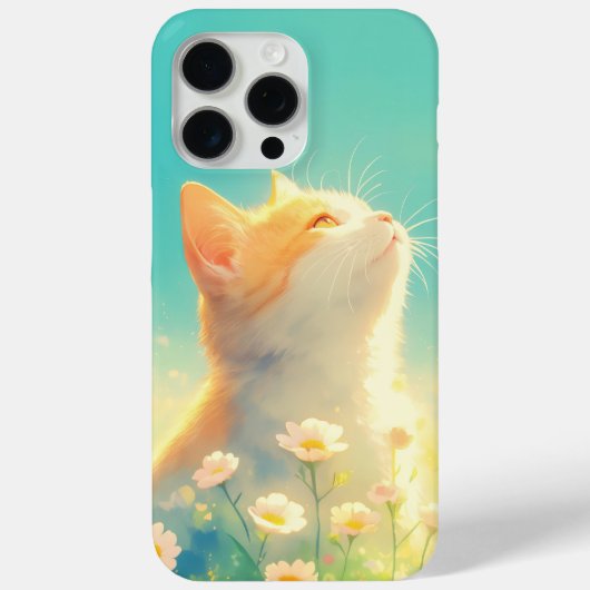 オレンジの猫の夢想 Case-Mate iPhoneケース (裏面)