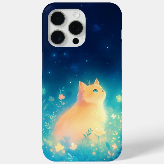 オレンジの猫の神秘的な庭 Case-Mate iPhoneケース (裏面)