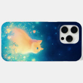 オレンジの猫の神秘的な庭 Case-Mate iPhoneケース (裏面 (横))