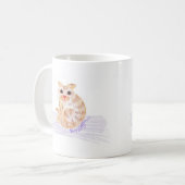 オレンジの猫 コーヒーマグカップ (正面左)