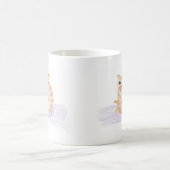 オレンジの猫 コーヒーマグカップ (中央)