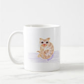 オレンジの猫 コーヒーマグカップ (左)