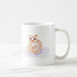 オレンジの猫 コーヒーマグカップ
