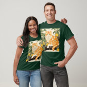 オレンジの猫 Tシャツ (ユニセックス)