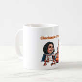 オレンジの王の敗北 コーヒーマグカップ (正面左)