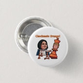 オレンジの王の敗北 缶バッジ (正面&裏面)