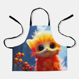 オレンジの生き物 エプロン