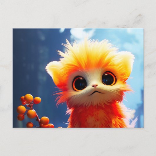 オレンジの生き物 シーズンポストカード (正面)