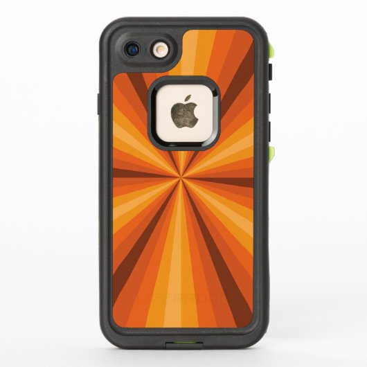 オレンジの目の錯覚 Lifeproofケース LifeProof iPhoneケース (裏面)