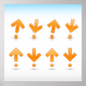 オレンジの矢印 ポスター (正面)