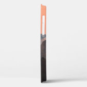 オレンジの空の下の茶色と白の山々 Case-Mate iPhoneケース (裏面 / 左)