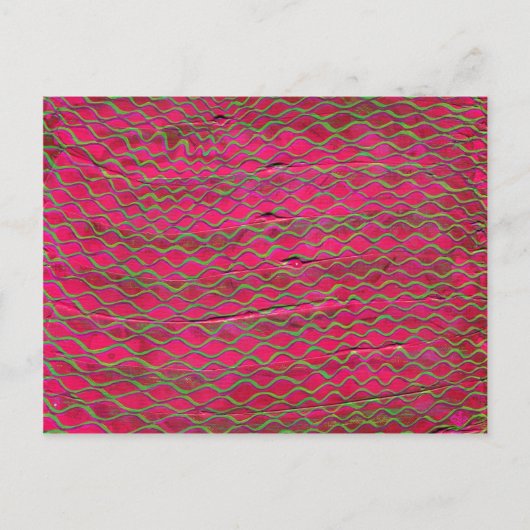 オレンジの糸は羨望の緑を作りました ポストカード (正面)