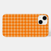 オレンジの組み合わせダイヤモンドパターン(STaylor) Case-Mate iPhoneケース (裏面 (横))