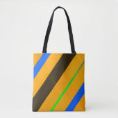 オレンジの線 トートバッグ (正面)