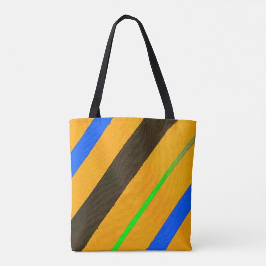 オレンジの線 トートバッグ (裏面)