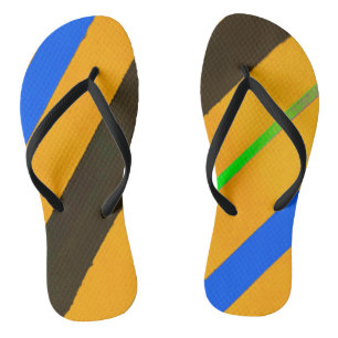 オレンジの線 ビーチサンダル