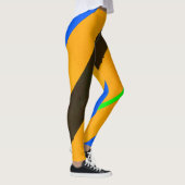 オレンジの線 レギンス (右)