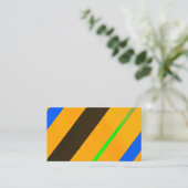 オレンジの線 名刺 (スタンド正面)