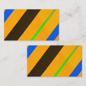 オレンジの線 名刺 (正面/裏面)