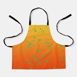 オレンジの色合い エプロン