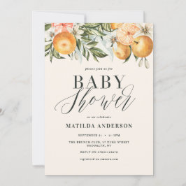 オレンジの花と柑橘類のブランチ＆バブルリー