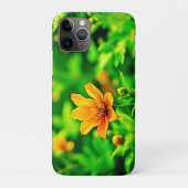 オレンジの花のぼかしサニー Case-Mate iPhoneケース (裏)