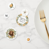 オレンジの花のブライダルシャワーパーティーの飾り（柑橘類） コンフェッティ (グループ)