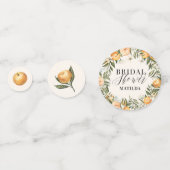 オレンジの花のブライダルシャワー パーティーの飾り（柑橘、オレンジの花） コンフェッティ (正面)