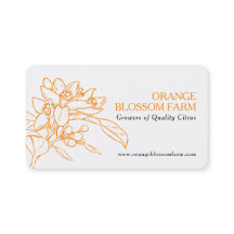 オレンジの花畑植物の柑橘類販売業者事業