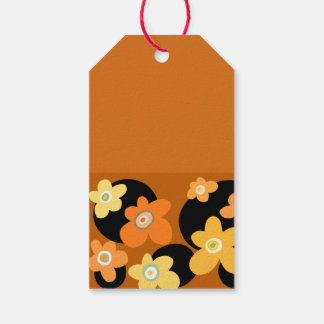 オレンジの花 ギフトタグ
