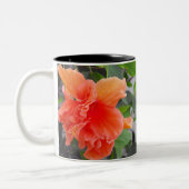オレンジの花 ツートーンマグカップ (左)