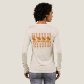 オレンジの花 トライブレンドTシャツ (背面全体)