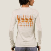 オレンジの花 トライブレンドTシャツ (背面)