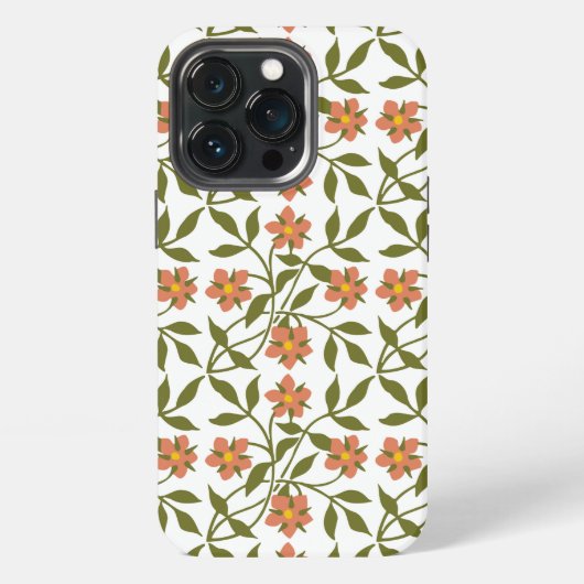 オレンジの花 iPhoneケース (裏面)