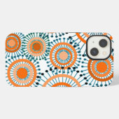 オレンジの花  iPhoneケース (裏面横)