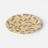 オレンジの葉 ペーパープレート (アングル)