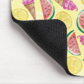 オレンジの葉 マウスパッド (コーナー)