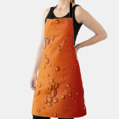 オレンジの表面に水滴 エプロン (インサイチュ)