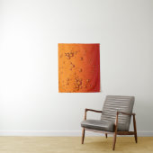 オレンジの表面に水滴 タペストリー (インサイチュ)