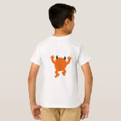 オレンジの誕生日モンスター Tシャツ (裏面フル)