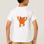 オレンジの誕生日モンスター Tシャツ (裏面)