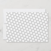 オレンジの金ゴールドフローラ多肉食55th誕生日パーティー 招待状 (裏面)